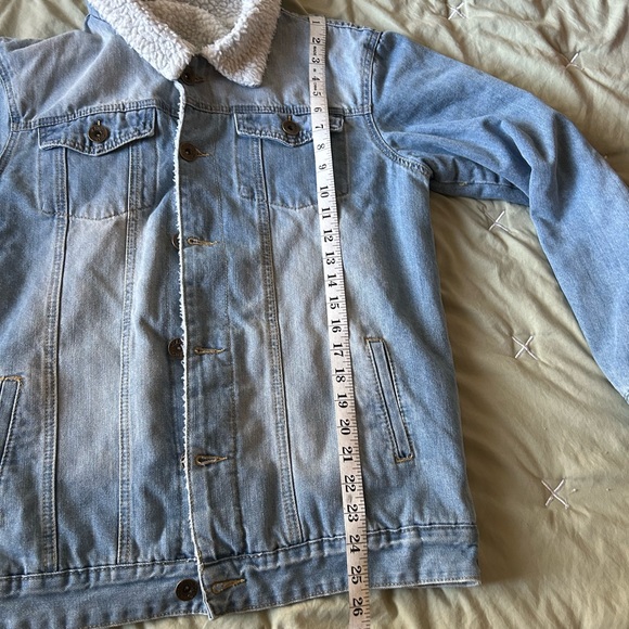 Sherpa Lining Jean Jacket - Picture 6 of 7